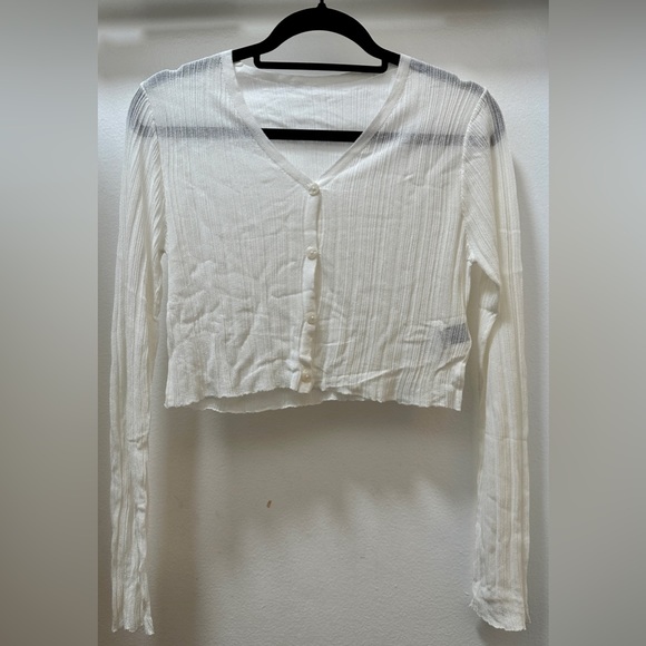 NWOT Dazy Ribbed Knit Cardigan - S - Picture 4 of 7